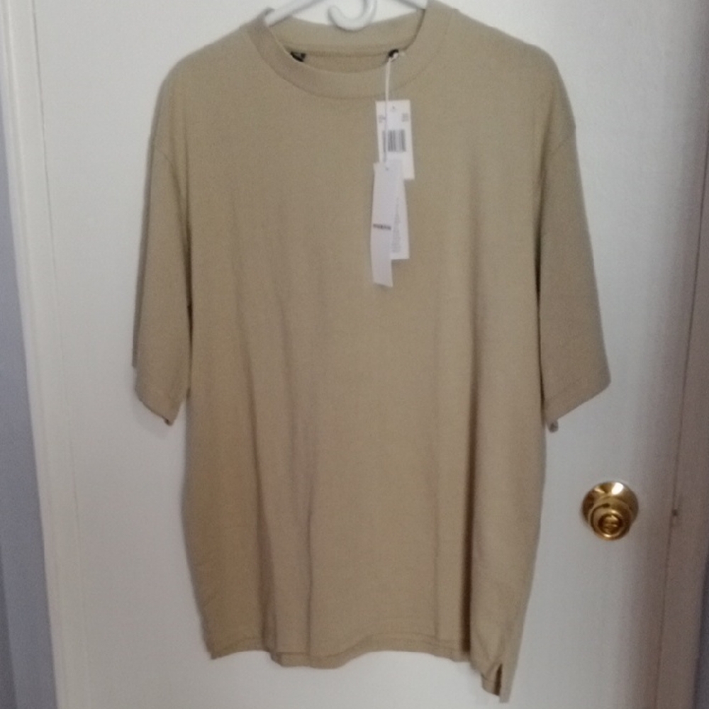 Hudson Jeans Beige Short Sleeve Men's Tee